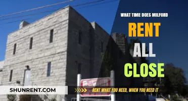 Closing Time Chronicles: Milford Rent-All's Evening Shutdown