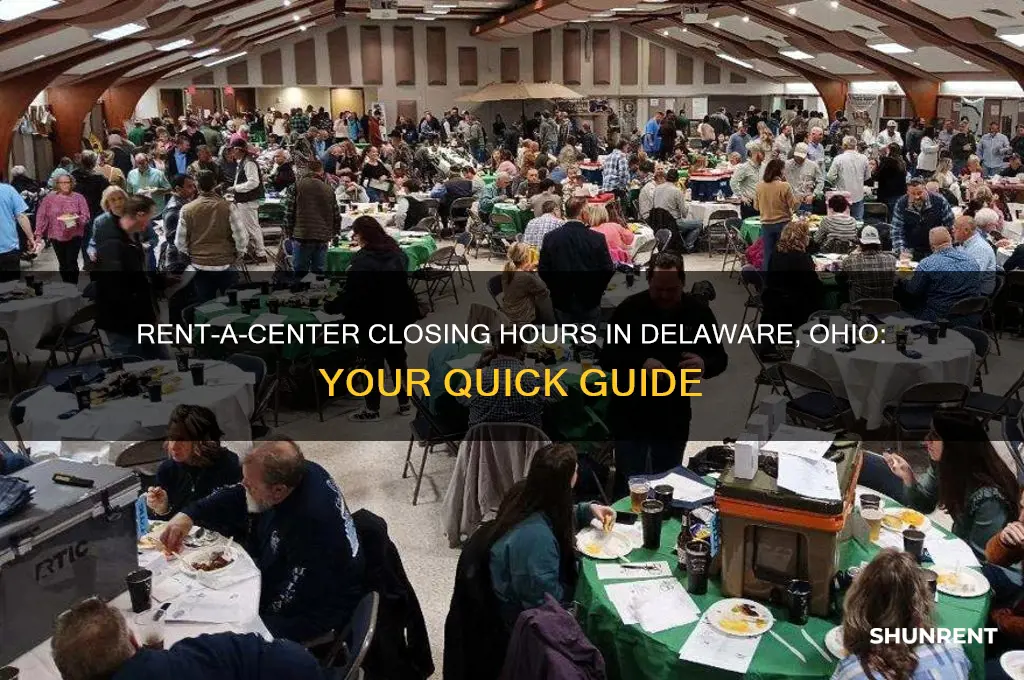 what time does rent a center close delaware ohio