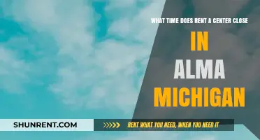 Alma, Michigan Rent-A-Center Closing Time: Hours and Details