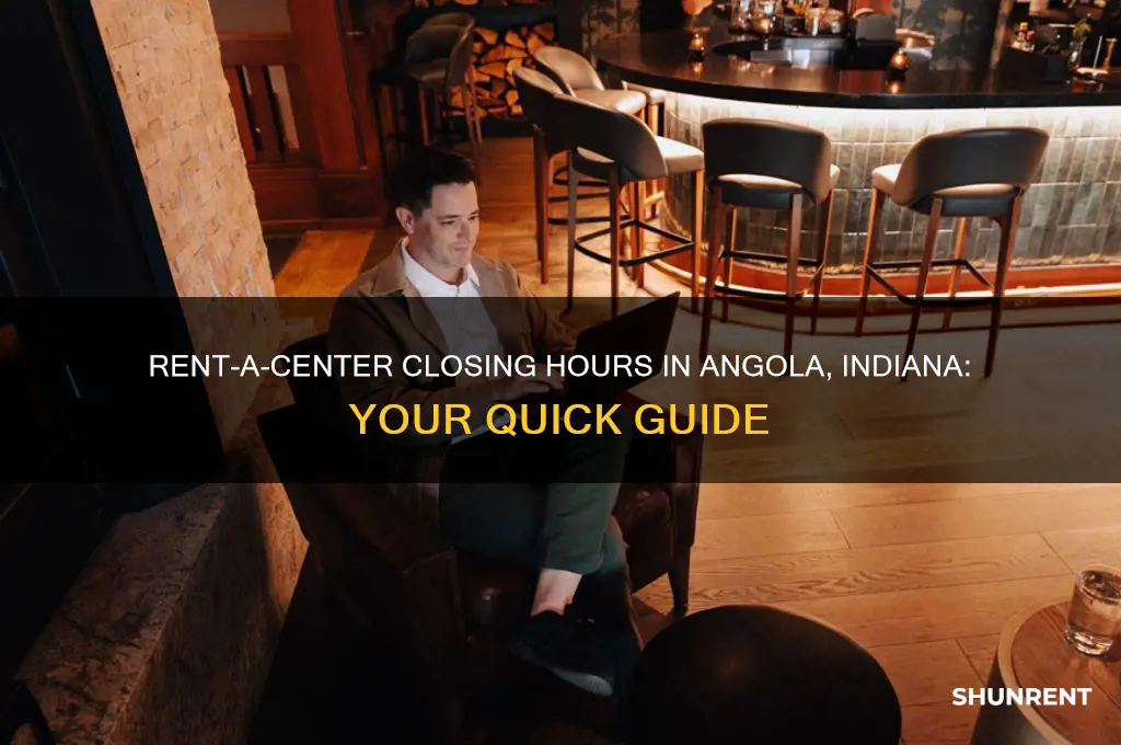 what time does rent a center close in angola indiana