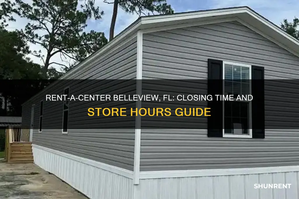 what time does rent a center close in belleview florida
