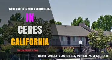 Rent-A-Center Closing Time in Ceres, California: Your Quick Guide