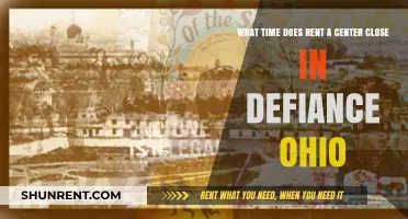 Rent-A-Center Defiance, Ohio Closing Hours: What You Need to Know