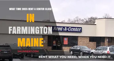 Rent-A-Center Farmington, Maine: Closing Time and Store Hours Guide