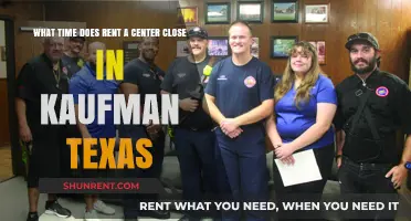 Rent-A-Center Kaufman, Texas Closing Time: Everything You Need to Know