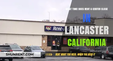Rent-A-Center Lancaster, CA: Closing Time and Store Hours Guide