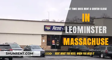 Rent-A-Center Leominster, MA: Closing Time and Store Hours
