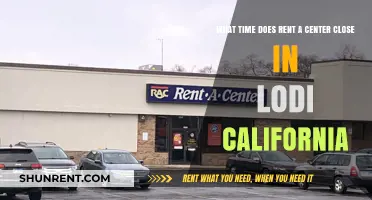 Rent-A-Center Lodi, CA: Closing Time and Store Hours Guide