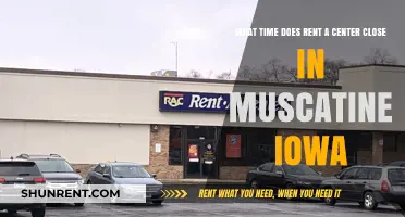 Rent-A-Center Muscatine Iowa Closing Time: Hours and Details