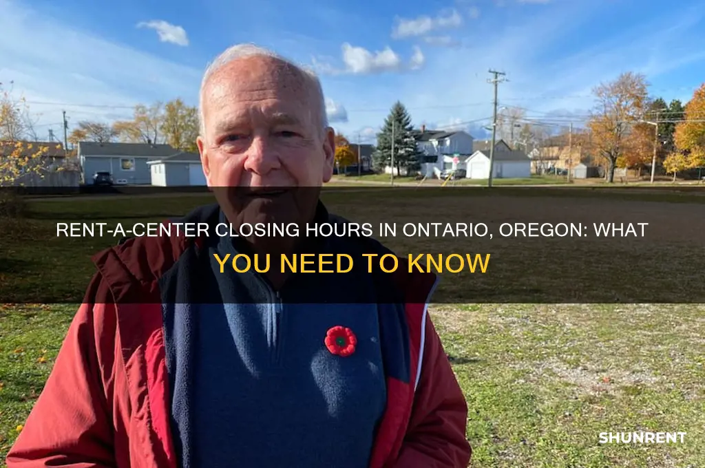 what time does rent a center close in ontario oregon