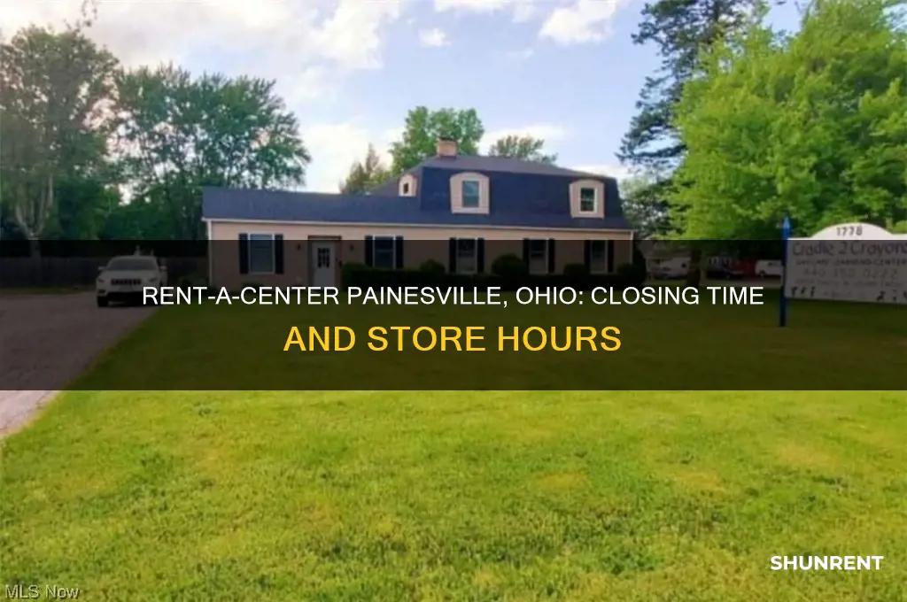 what time does rent a center close in painesville ohio