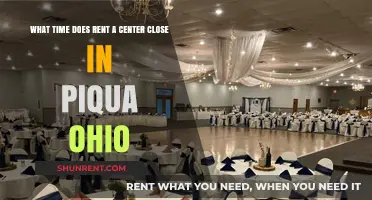Rent-A-Center Piqua, Ohio Closing Time: Hours and Schedule