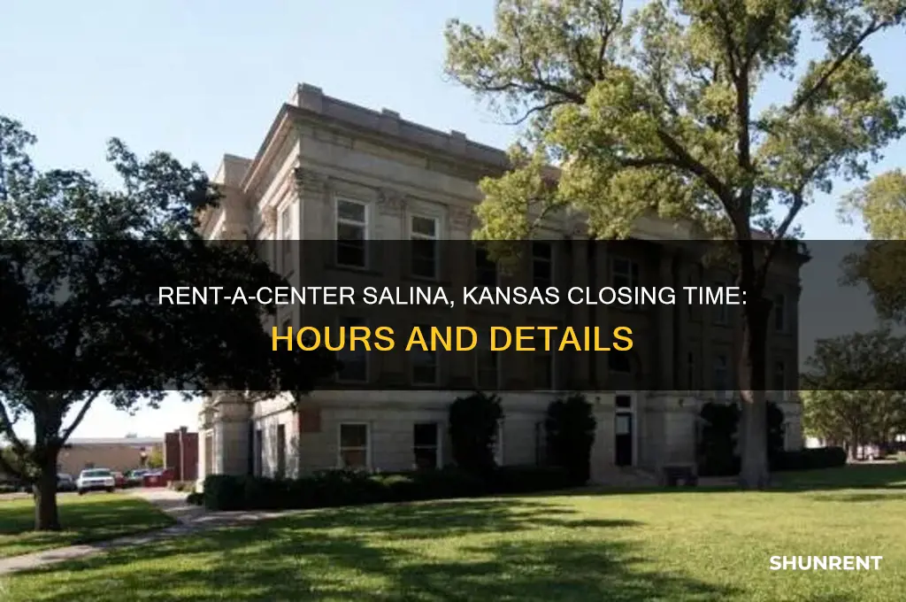 what time does rent a center close in salina kansas