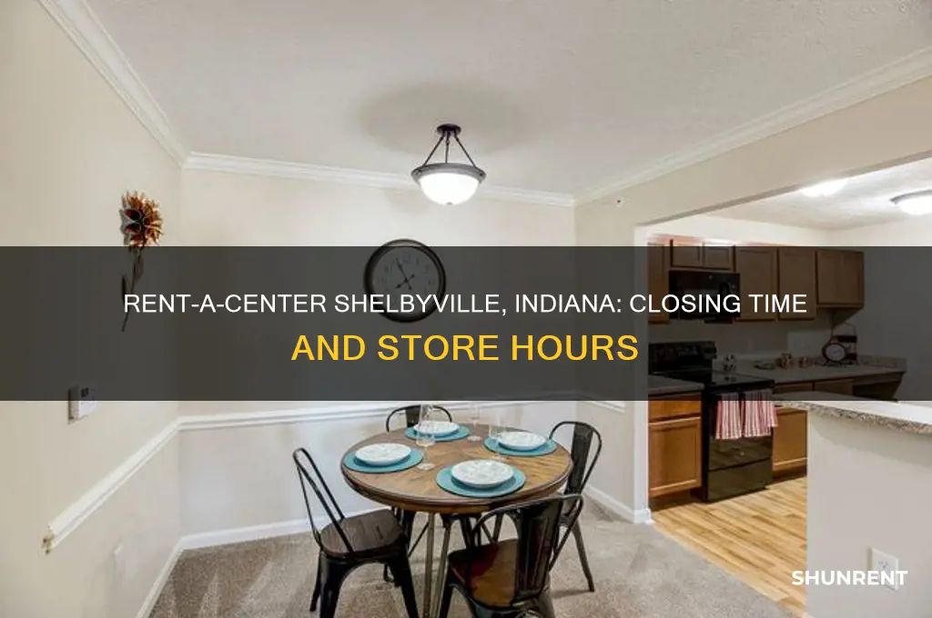 what time does rent a center close in shelbyville indiana