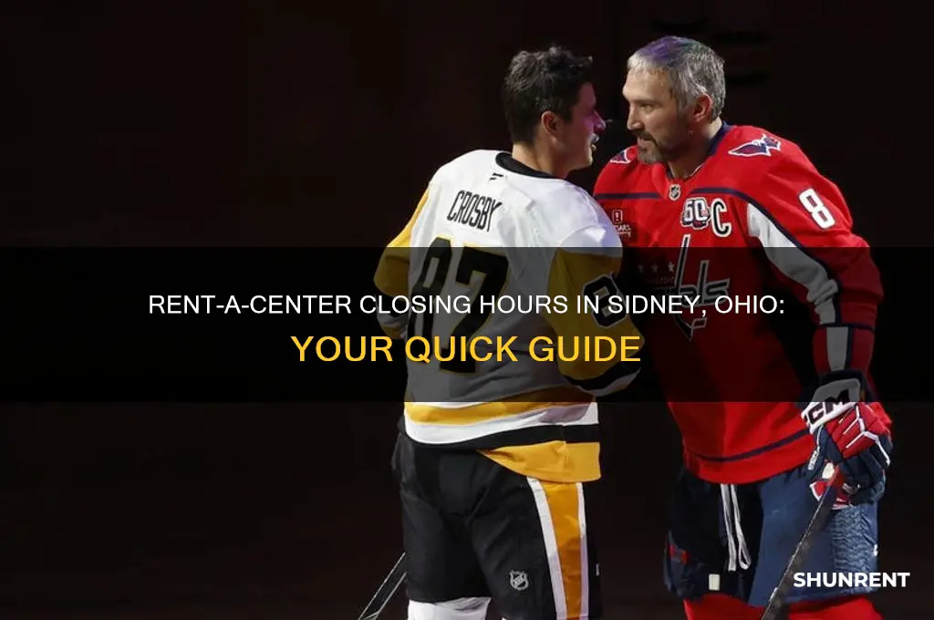 what time does rent a center close in sidney ohio