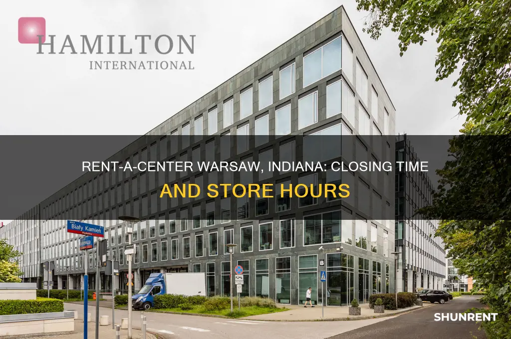 what time does rent a center close in warsaw indiana