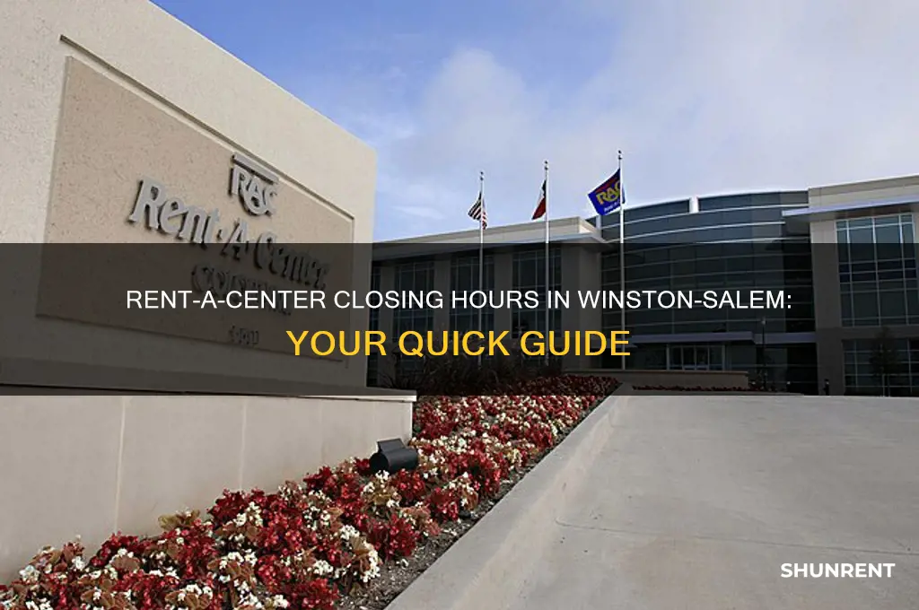 what time does rent a center close in winston-salem