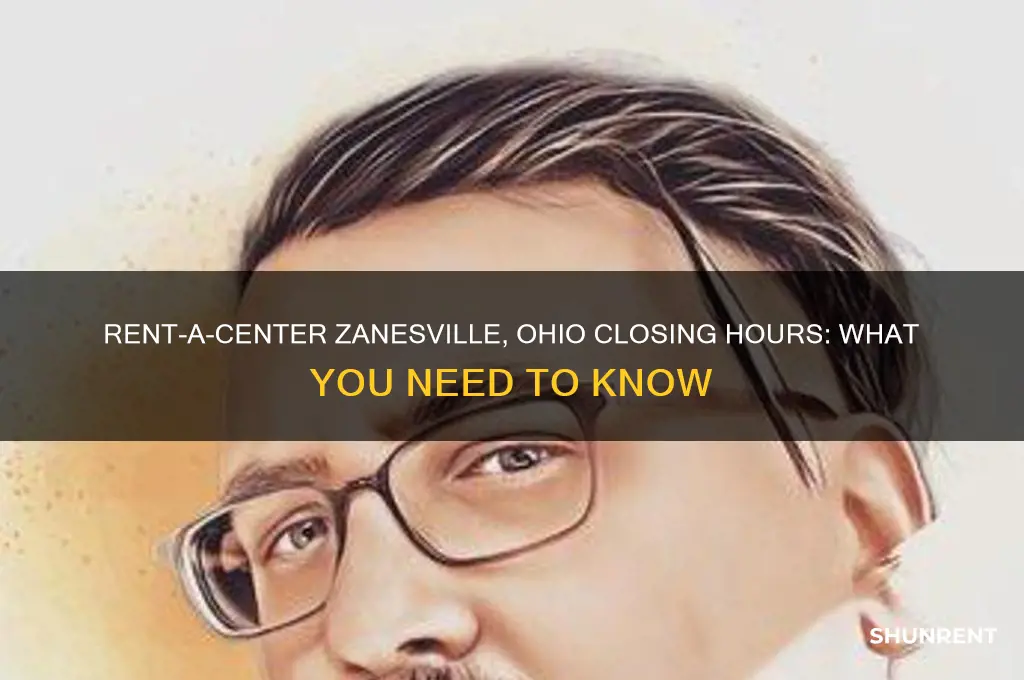 what time does rent a center close in zanesville ohio