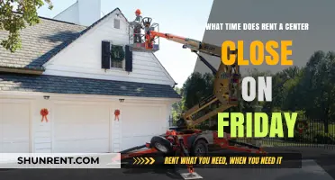 Rent-A-Center Friday Closing Time: When Do They Shut Down?