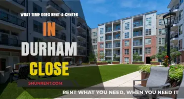 Rent-A-Center Durham Closing Time: When Does It Shut Down?