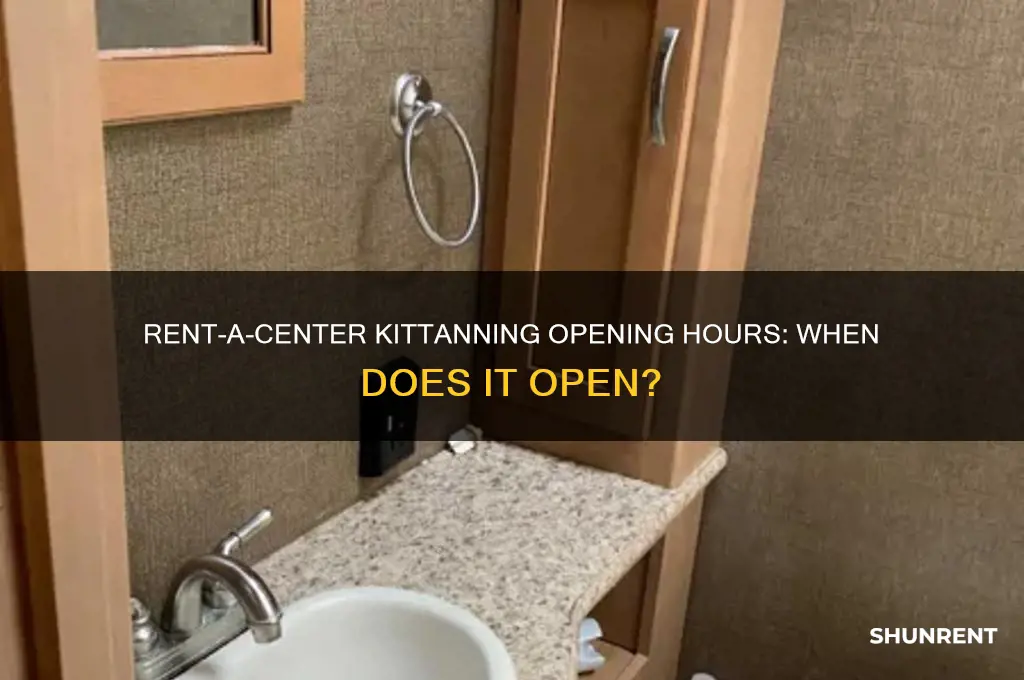 what time does rent a center in kittanning open