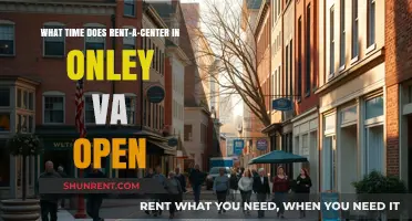 Rent-A-Center Onley VA Opening Hours: When Does It Open?