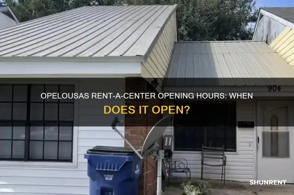 what time does rent a center in opelousas open