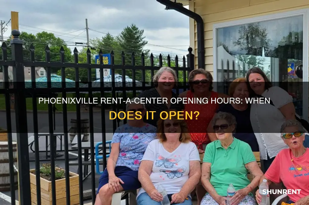 what time does rent a center in phoenixville open