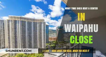 Waipahu Rent-A-Center Closing Time: When Does It Shut Down?