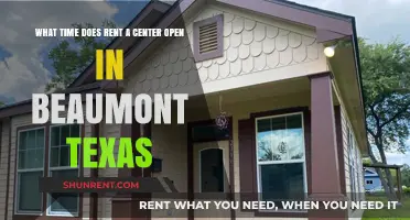Rent-A-Center Beaumont, Texas: Opening Hours and Store Details
