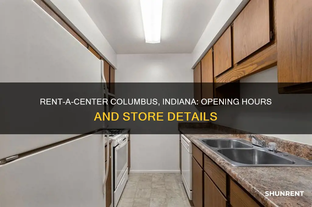 what time does rent a center open in columbus indiana