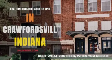 Crawfordsville, Indiana Rent-A-Center Opening Hours: What Time Do They Open?