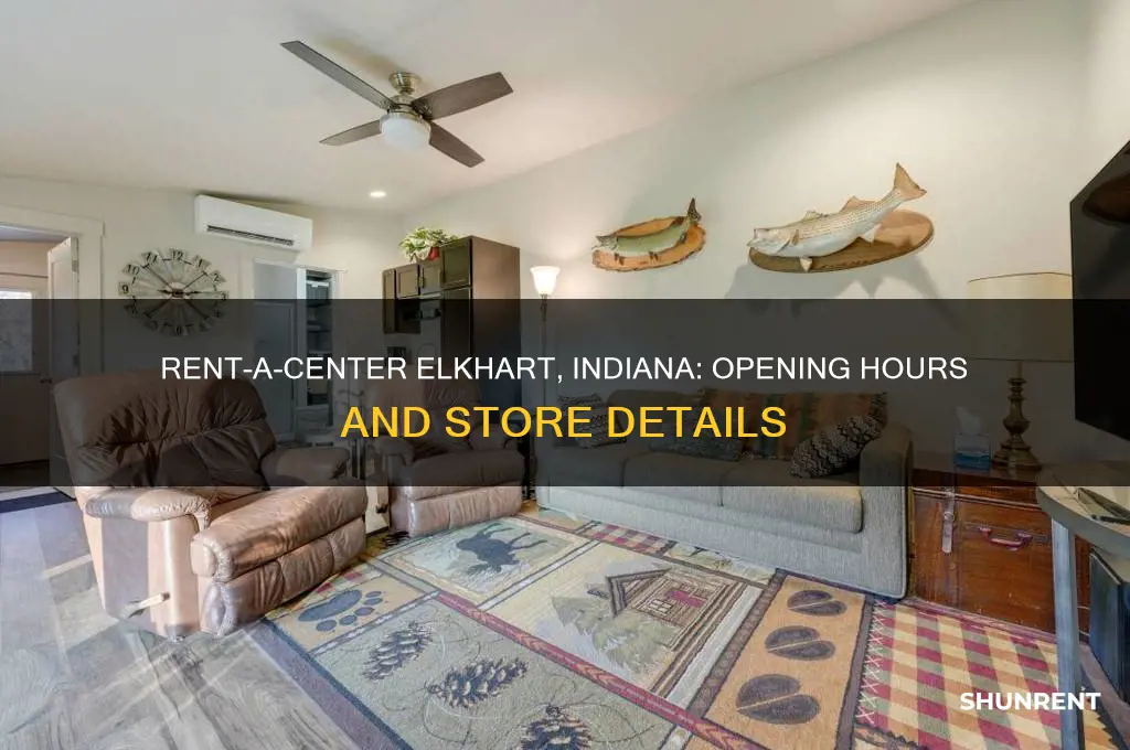 what time does rent a center open in elkhart indiana