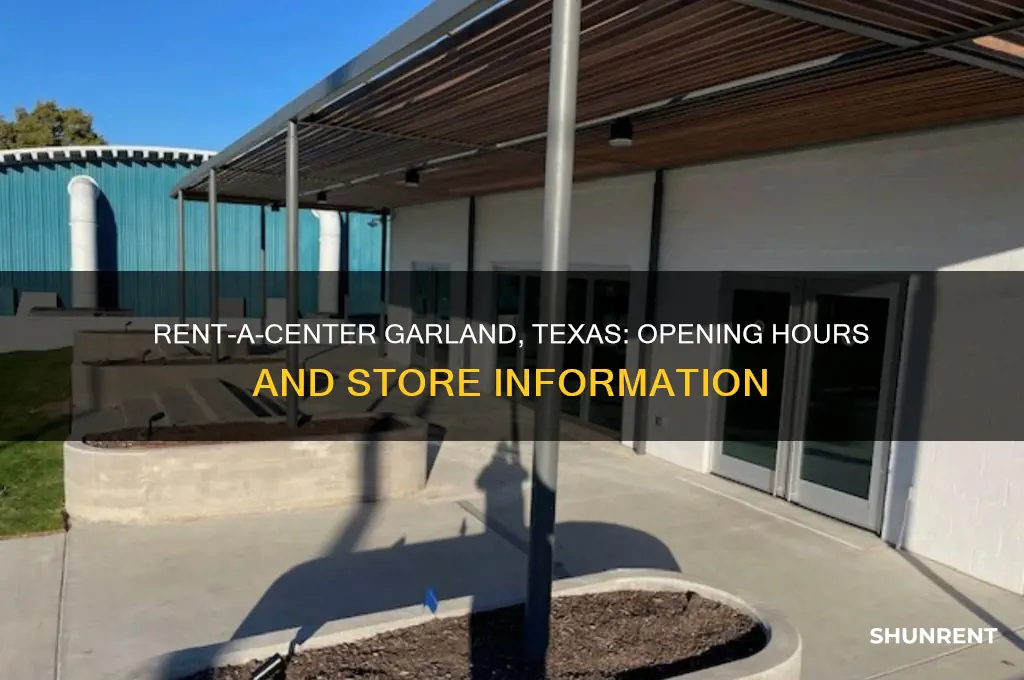 what time does rent a center open in garland texas
