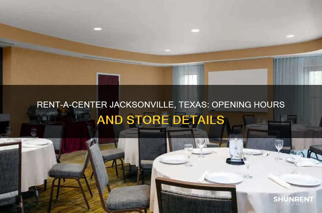 what time does rent a center open in jacksonville texas