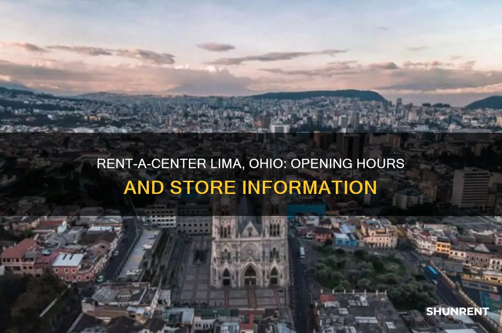what time does rent a center open in lima ohio