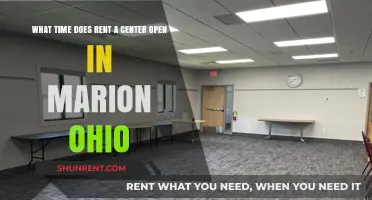 Rent-A-Center Marion, Ohio: Opening Hours and Store Details