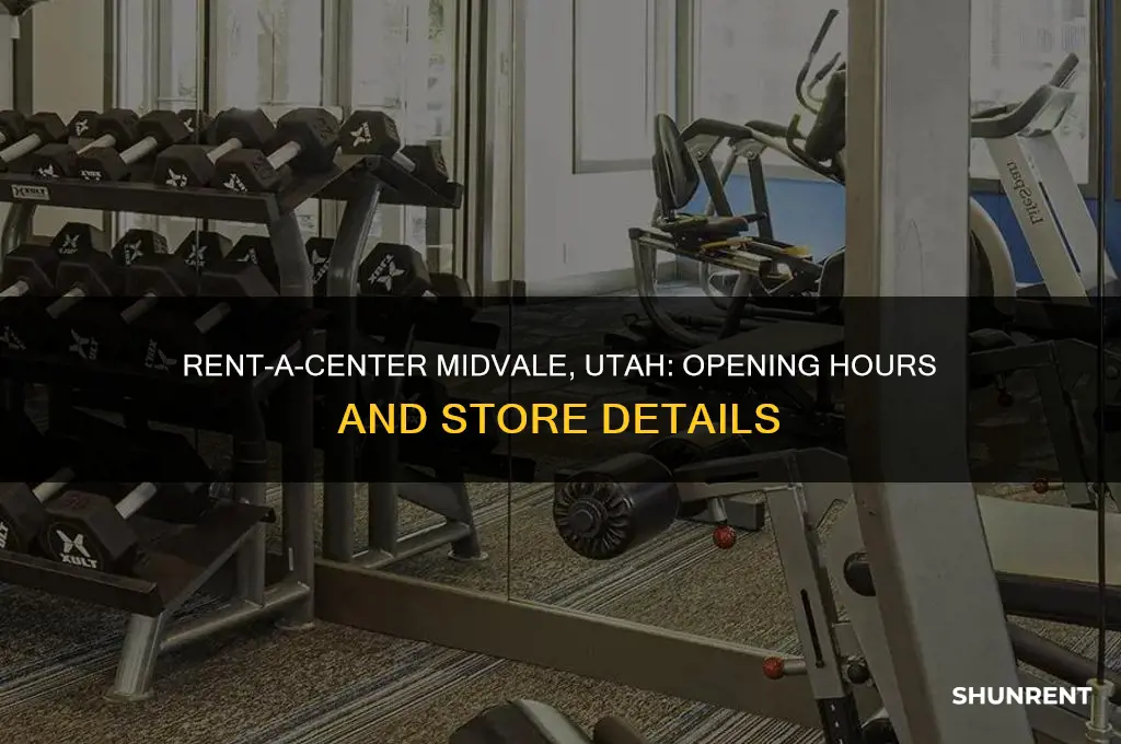 what time does rent a center open in midvale utah