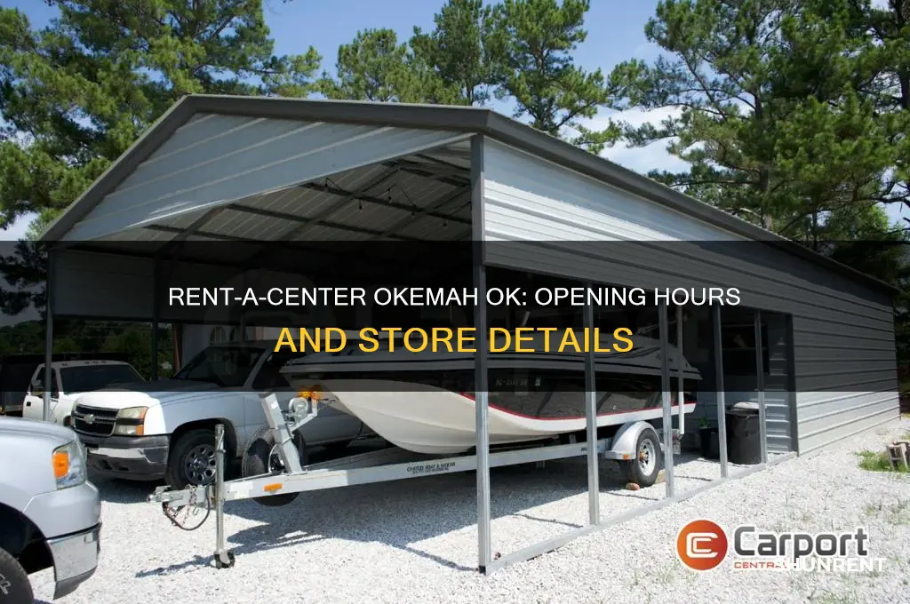 what time does rent a center open in okmulgee oklahoma