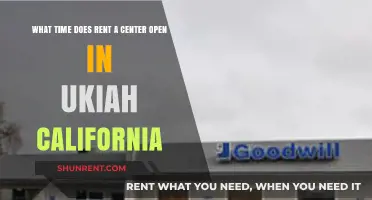 Rent-A-Center Ukiah, California: Opening Hours and Store Details