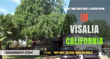 Rent-A-Center Visalia, CA: Opening Hours and Store Details