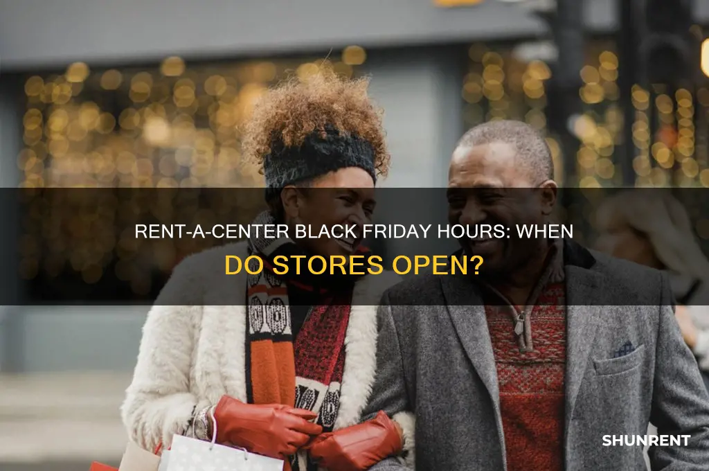 what time does rent a center open on black friday