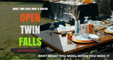 Rent-A-Center Twin Falls Opening Hours: When Does It Open?