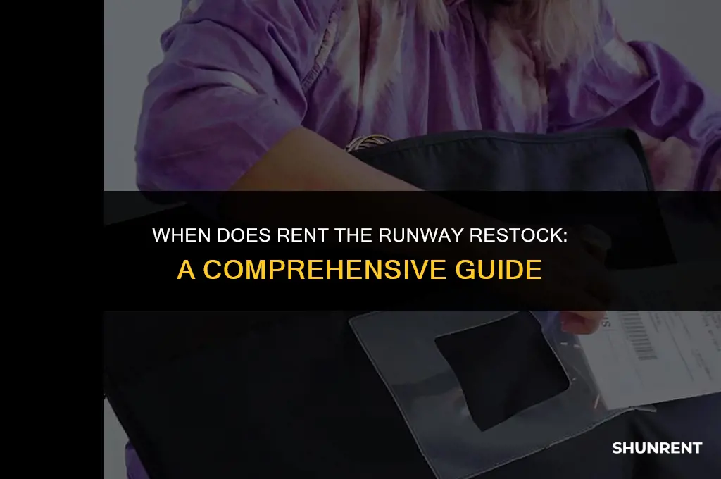 what time does rent the runway restock