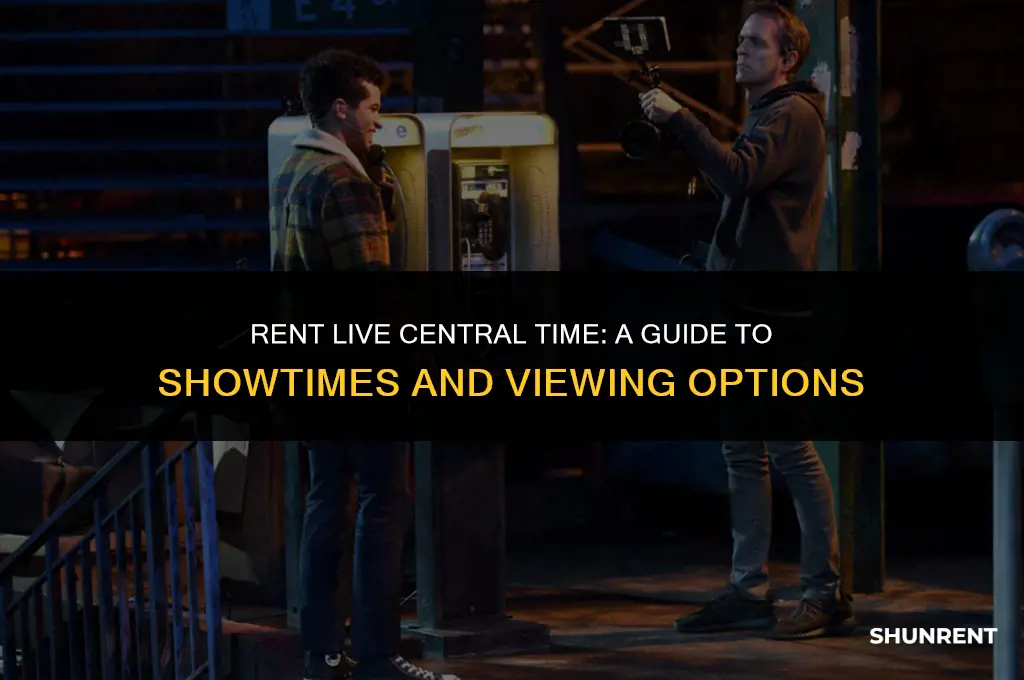 what time is rent live central time