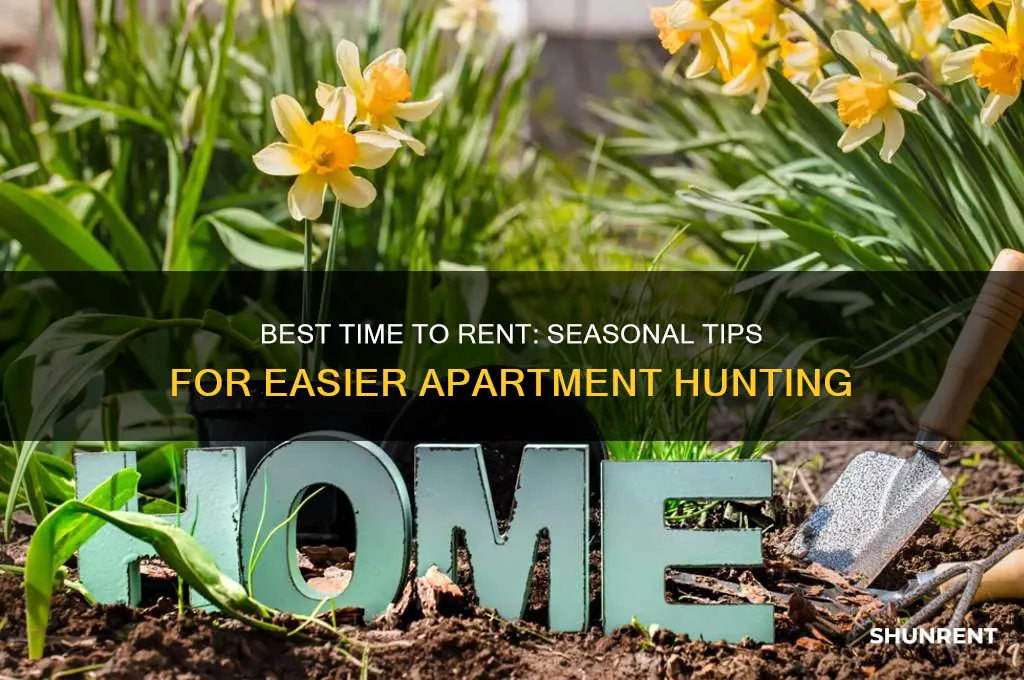what time of the year is it easiest to rent