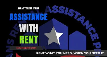 Navigating Rent Assistance: Understanding the Title for Financial Support