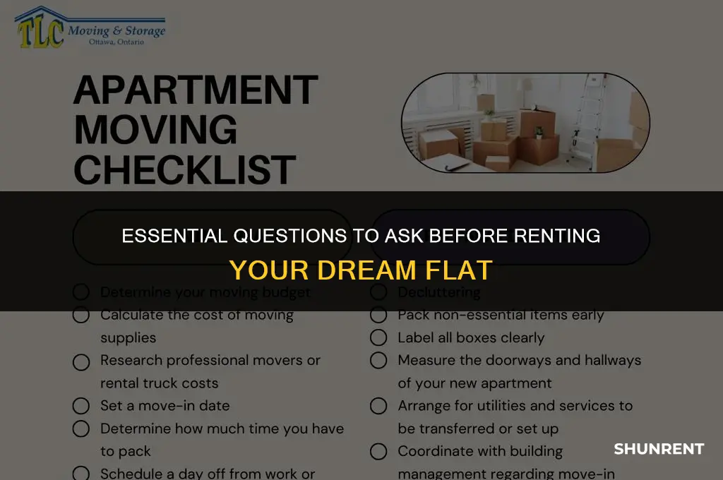 what to ask before renting a flat