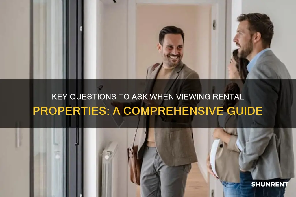 what to ask when looking at places to rent