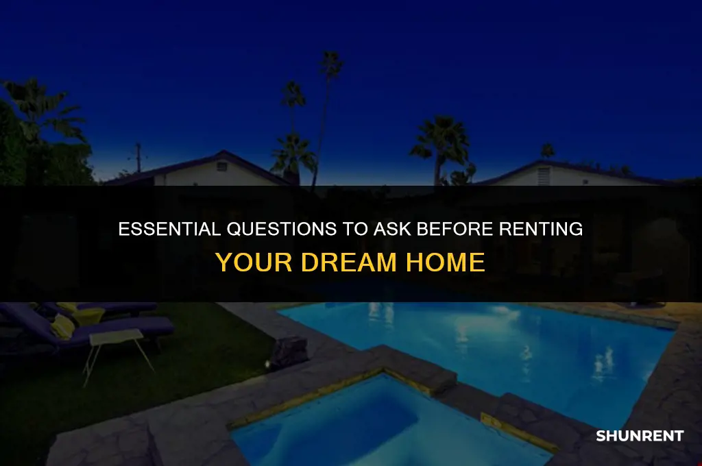 what to ask when looking for renting